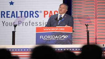 President-elect Donald Trump said that Jimmy Patronis had “been a wonderful friend to me,” even though Patronis did not endorse Trump in this year’s presidential race until after Florida Gov. Ron DeSantis withdrew from the primary. AP 