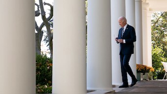 US President Joe Biden walks to deliver remarks on the 2024 election results and the upcoming presidential transition of power, in the Rose Garden of the White House in Washington, US, November 7, 2024. File Image/Reuters