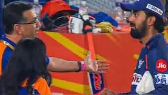 KL Rahul and Sanjiv Goenka were involved in a controversial chat during a match in IPL 2024. Image: Screenshot