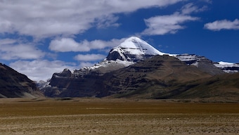 Mount Kailash from south direction. 
 (Wikimedia Commons) 