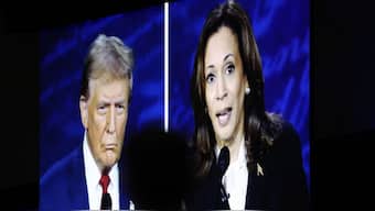 Donald Trump and Kamala Harris. Source: AP.