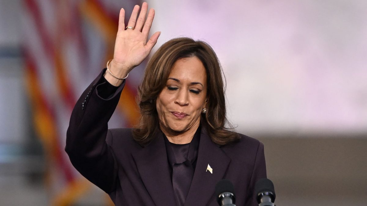 US Vice President Democratic presidential candidate Kamala Harris waves at supporters at the end of her concession speech at Howard University in Washington, DC, on November 6, 2024. Donald Trump won a sweeping victory on November 6, 2024 in the US presidential election, defeating Kamala Harris to complete an astonishing political comeback that sent shock waves around the world. Source: AFP. US Vice President Democratic presidential candidate Kamala Harris waves at supporters at the end of her concession speech at Howard University in Washington, DC, on November 6, 2024. Donald Trump won a sweeping victory on November 6, 2024 in the US presidential election, defeating Kamala Harris to complete an astonishing political comeback that sent shock waves around the world. Source: AFP.