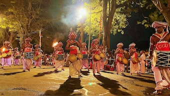 Kandy Esala Perahera festival in Sri Lanka  