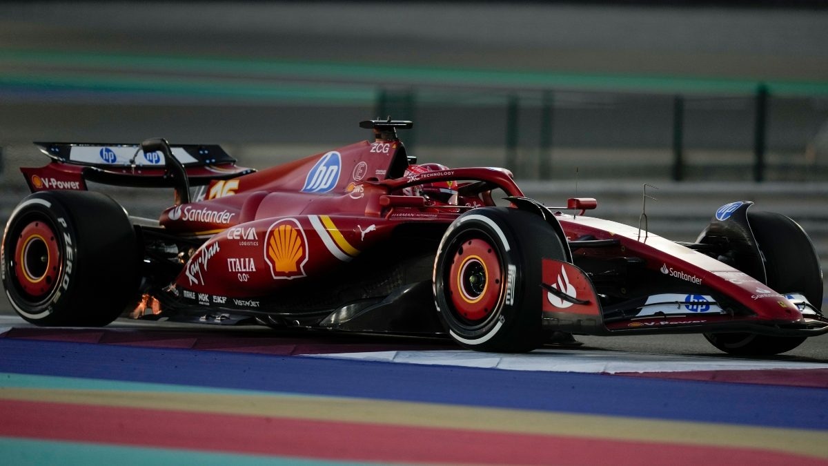 Formula 1: Ferrari's Charles Leclerc tops lone practice session for Qatar Grand Prix