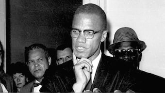 Malcolm X speaks to reporters in Washington, DC, US, May 16, 1963. File Image/AP