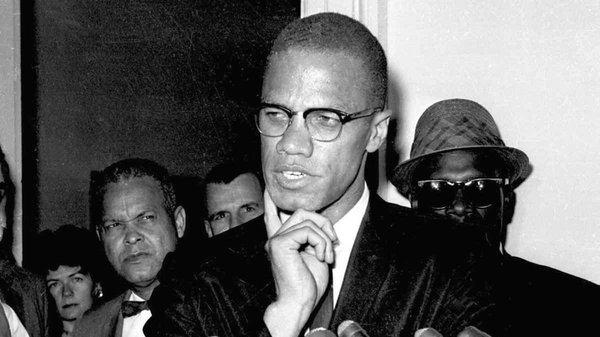 Malcolm X speaks to reporters in Washington, DC, US, May 16, 1963. File Image/AP Malcolm X speaks to reporters in Washington, DC, US, May 16, 1963. File Image/AP