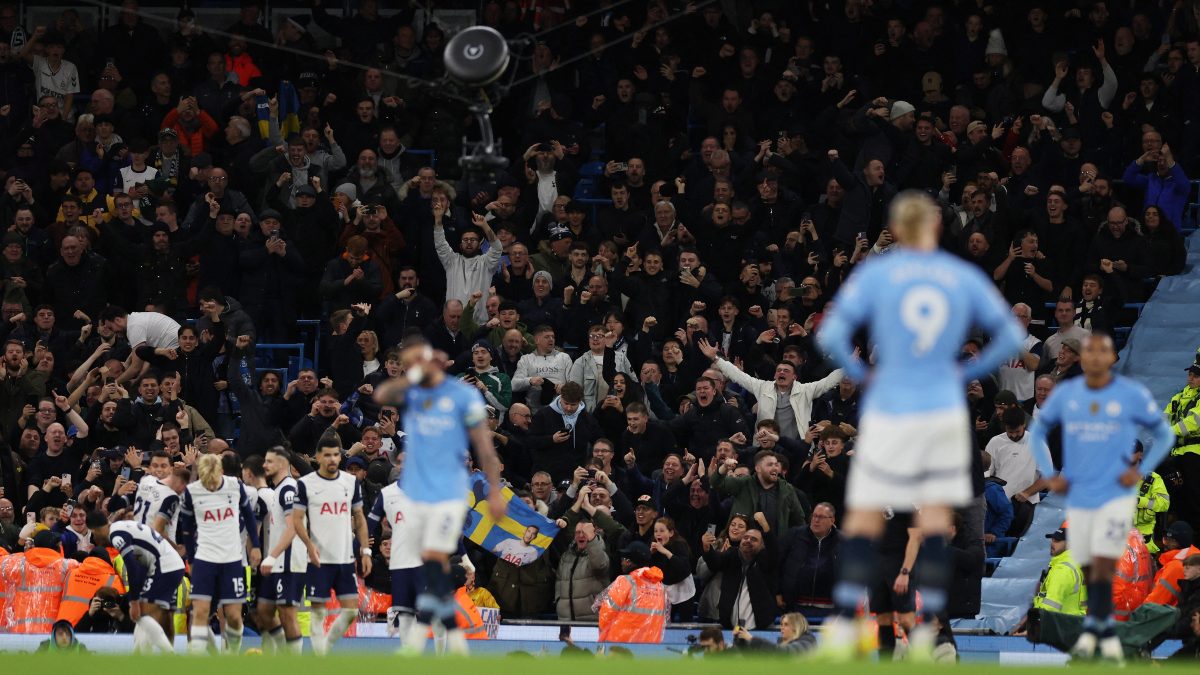Man City lost 5-0 to Spurs at home, their fifth straight loss. Image: Reuters Man City lost 5-0 to Spurs at home, their fifth straight loss. Image: Reuters