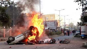 Violence erupted in the restive state of Manipur following the discovery of 6 dead bodies. PTI