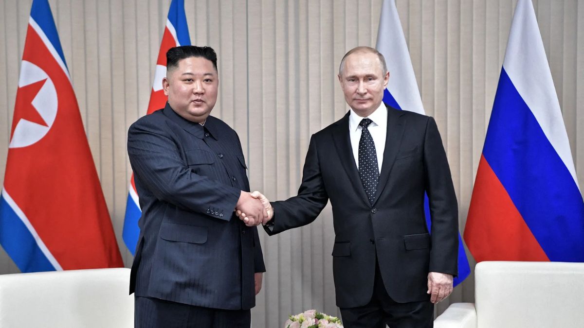 North Korea's Supreme Leader Kim Jong-un with Russia's President Vladimir Putin. (Photo: AFP) North Korea's Supreme Leader Kim Jong-un with Russia's President Vladimir Putin. (Photo: AFP)