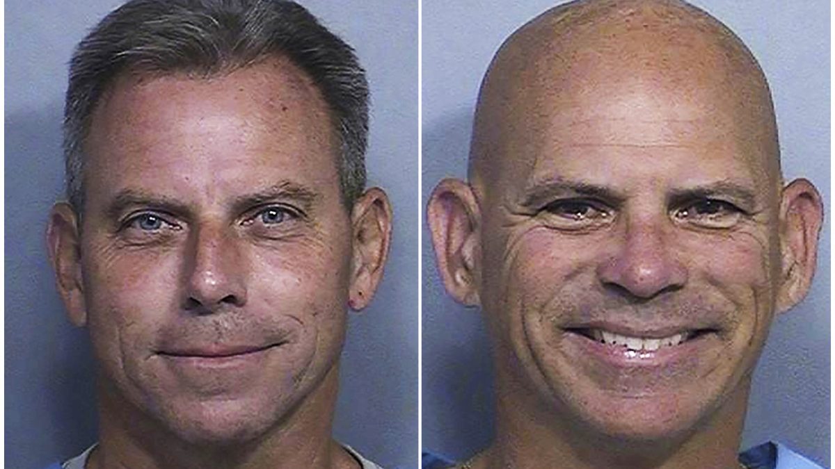 This combination of two booking photos provided by the California Department of Corrections shows Erik Menendez, left, and Lyle Menendez. File image/ California Dept. of Corrections via AP This combination of two booking photos provided by the California Department of Corrections shows Erik Menendez, left, and Lyle Menendez. File image/ California Dept. of Corrections via AP