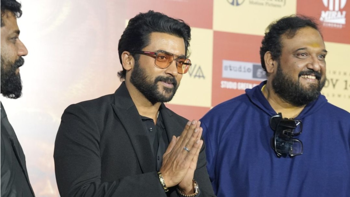 Kanguva star Suriya apologises to Mumbai media after paparazzi yells at him: 'Not the Mumbai traffic, it is the...' WATCH Kanguva star Suriya apologises to Mumbai media after paparazzi yells at him: 'Not the Mumbai traffic, it is the...' WATCH