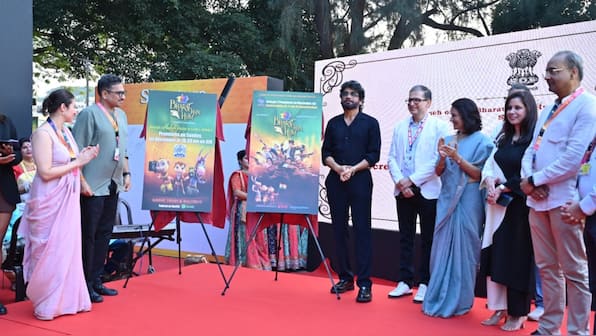 Nagarjuna launches Season 2 of the celebrated animated series Krish, Trish, and Baltiboy: Bharat Hain Hum, at IFFI Goa
