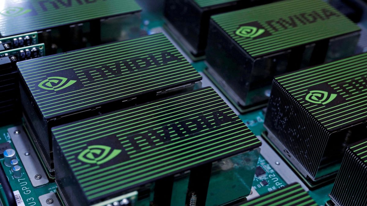 The AI chip giant saw its stock jump by 2.2 per cent, a bump that propelled NVIDIA's market capitalisation to $3.65 trillion, overtaking Apple's record of $3.57 trillion, set on 21st October. Apple shares also had a decent day, rising by 2.1 per cent, but its market value remained a step behind at $3.44 trillion. Image Credit: Reuters The AI chip giant saw its stock jump by 2.2 per cent, a bump that propelled NVIDIA's market capitalisation to $3.65 trillion, overtaking Apple's record of $3.57 trillion, set on 21st October. Apple shares also had a decent day, rising by 2.1 per cent, but its market value remained a step behind at $3.44 trillion. Image Credit: Reuters