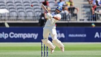 Nitish Kumar Reddy hardly showed any nerves and batted with full composure on Day 1 of the first Test against Australia. AP 