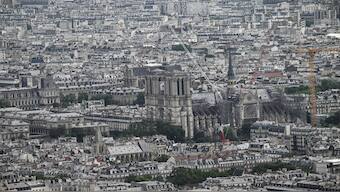 This photo shows a view of Notre-Dame Cathedral, in Paris, on July 9, 2024. File image/ AFP