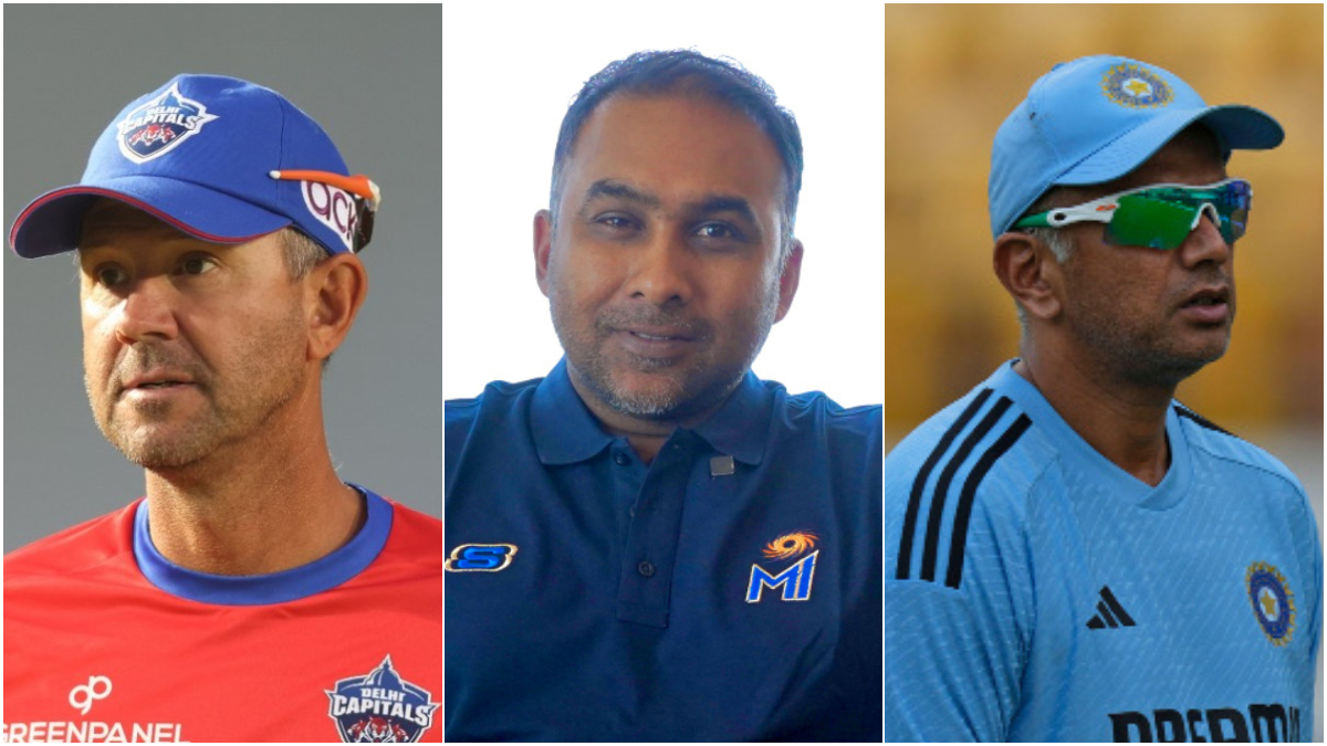 Ricky Ponting (PBKS), Mahela Jayawardene (MI) and Rahul Dravid (RR) are some of the major backroom staff appointments ahead of IPL 2025. Image credit: Delhi Capitals/Mumbai Indians/AP Ricky Ponting (PBKS), Mahela Jayawardene (MI) and Rahul Dravid (RR) are some of the major backroom staff appointments ahead of IPL 2025. Image credit: Delhi Capitals/Mumbai Indians/AP