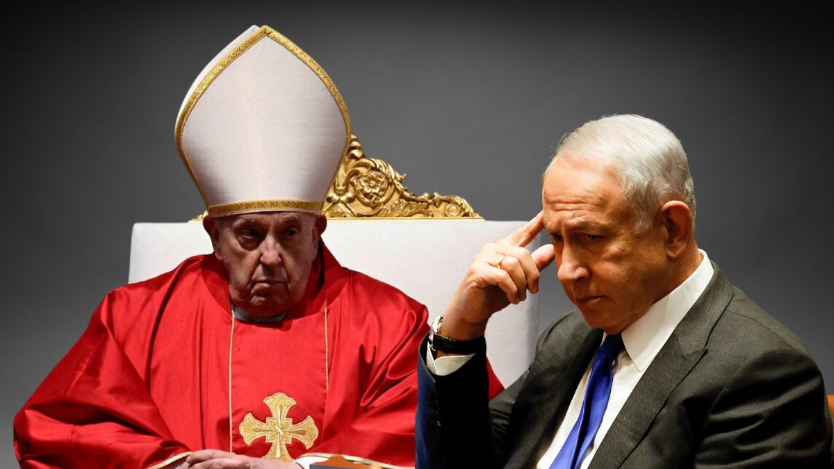 Pope Francis met with Israel Prime Minister Banjamin Natanyahu. Image source: Reuters Pope Francis met with Israel Prime Minister Banjamin Natanyahu. Image source: Reuters