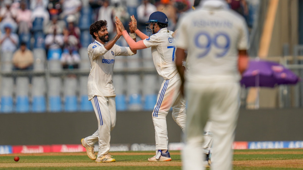 Jadeja's 14th Five-For: A Feat for India in Mumbai