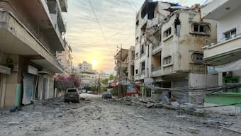 This picture shows the damage at the site of overnight Israeli airstrikes that targeted the southern Lebanese city of Tyre on November 9, 2024, amid the ongoing war between Israel and Hezbollah. Image- AFP