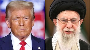 Donald Trump and Iran's supreme leader Ayatollah Ali Khamenei. File Image- AFP