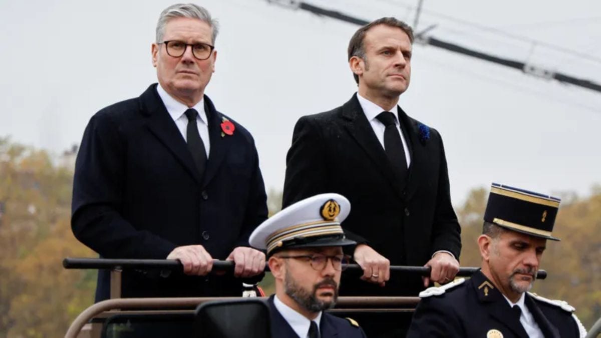 Starmer attends Paris Armistice Day, first British PM since Churchill to do so