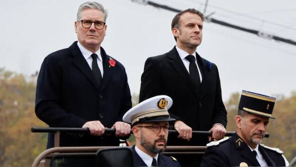 Starmer attends Paris Armistice Day, first British PM since Churchill to do so