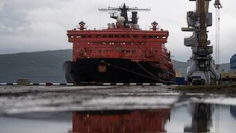 India’s Russian connection and significant icebreaker shipbuilding project make India even more relevant to Arctic issues. Image:  REUTERS/Maxim Shemetov/File Photo 