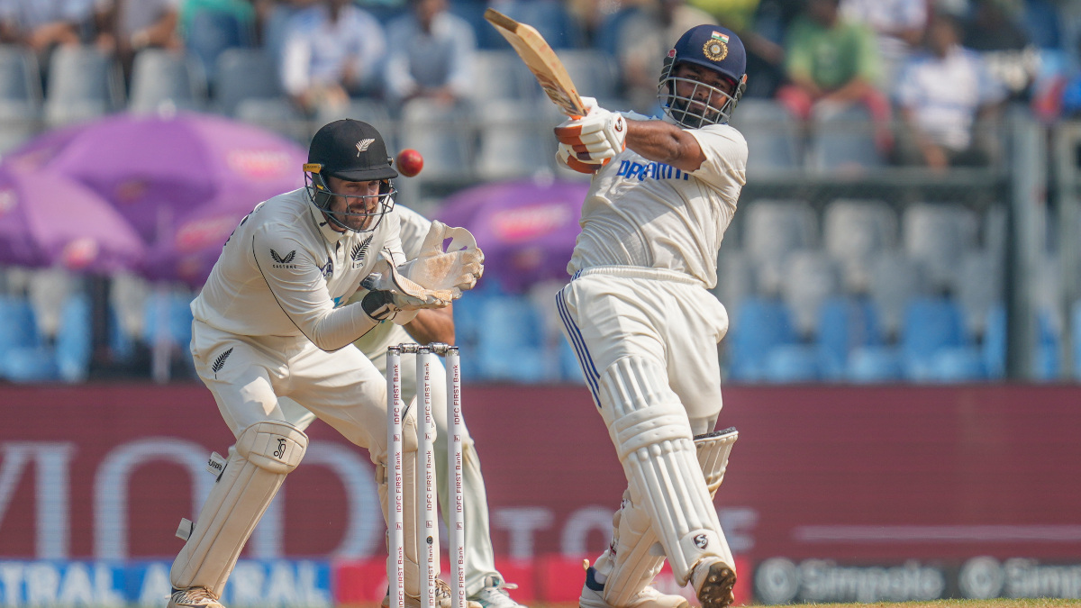 IND vs NZ: Rishabh Pant sets new record with blazing half-century on Day 2 of Mumbai Test IND vs NZ: Rishabh Pant sets new record with blazing half-century on Day 2 of Mumbai Test