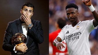 Rodri edged out Vinicius Junior narrowly to win the prestigious Ballon d'Or 2024 award. Image: Reuters