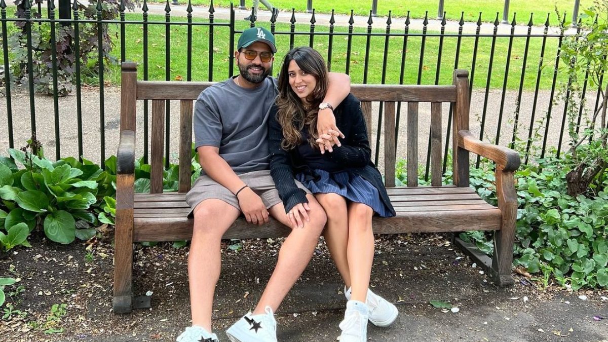 Rohit Sharma and Ritika Sajdeh were blessed with their second child on 15 November. Image: Ritika Sajdeh on Instagram Rohit Sharma and Ritika Sajdeh were blessed with their second child on 15 November. Image: Ritika Sajdeh on Instagram
