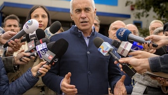 Calin Georgescu, running as an independent candidate for president. AP