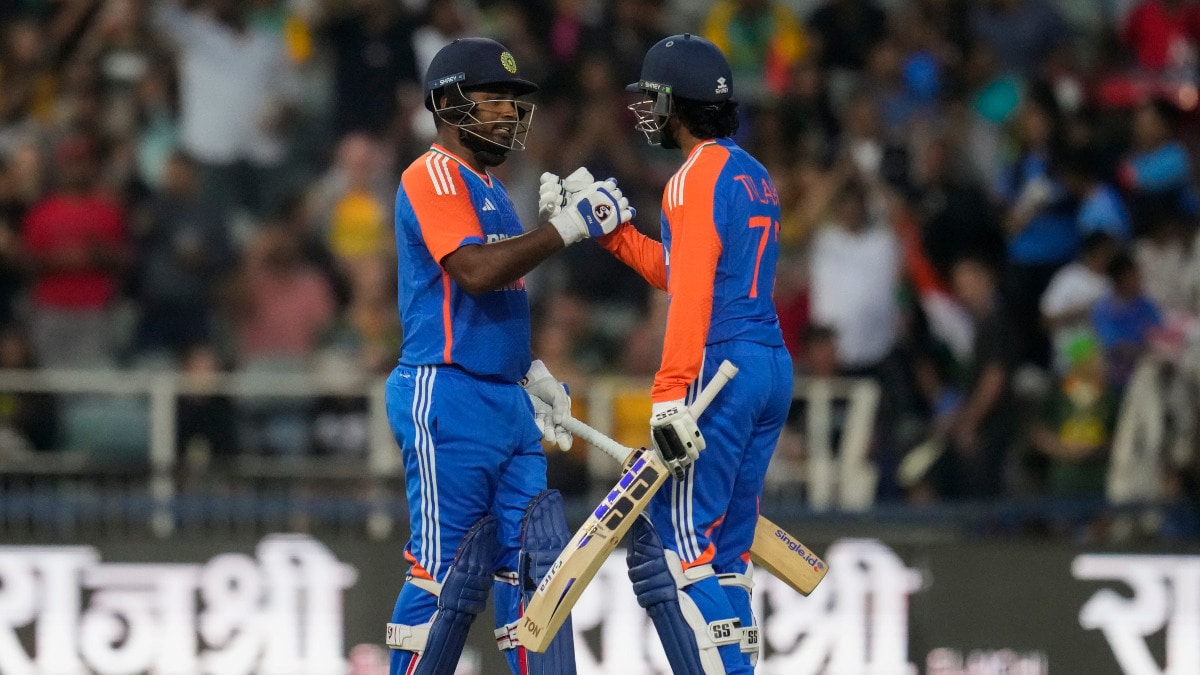 Sanju Samson, Tilak Varma's tons help India post mammoth 283/1 against South Africa as records tumble at Wanderers