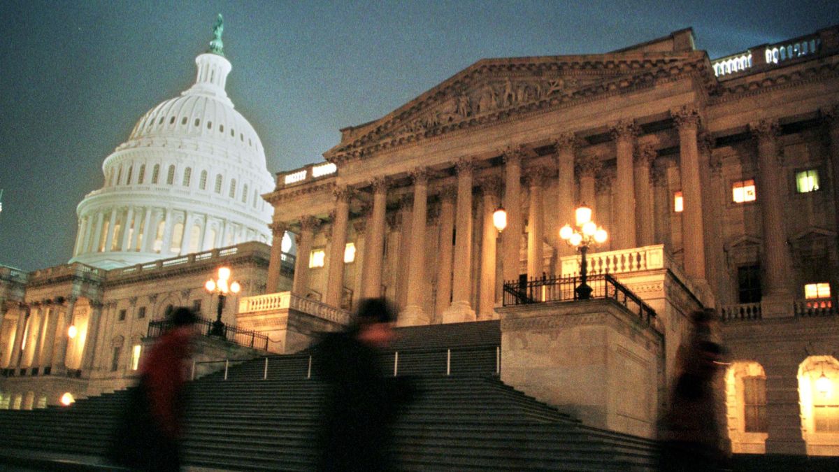 Tourists walk alongside the steps leading up to the US Senate chambers in Washington, US, December 29, 1998. File Image/Reuters Tourists walk alongside the steps leading up to the US Senate chambers in Washington, US, December 29, 1998. File Image/Reuters