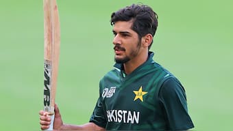 Pakistan opener Shahzaib Khan struck 10 sixes and six fours during his knock of 159 off 147 balls against India in the ACC U-19 Asia Cup Group B match in Dubai. Image credit: X/@ACCMedia1