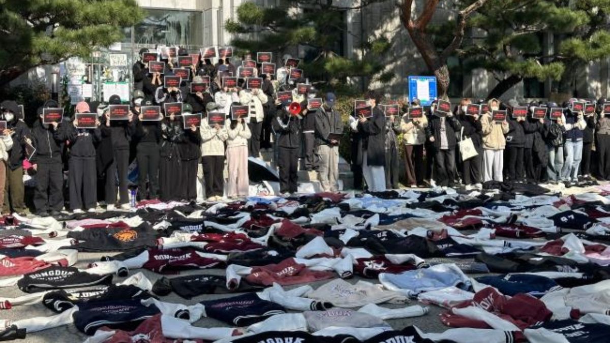 The protests have been supported by several other women-only universities in South Korea. X/pannatic The protests have been supported by several other women-only universities in South Korea. X/pannatic