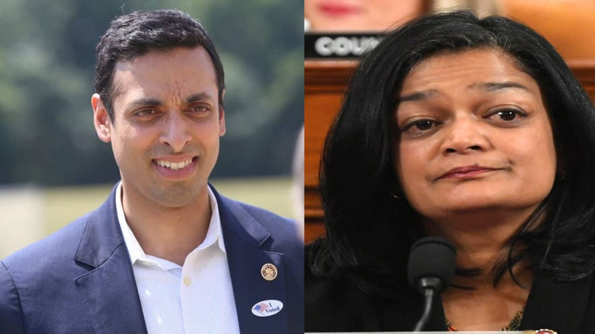Suhas Subramanyam (L) and Pramila Jayapal (R). Source AP | AFP. Suhas Subramanyam (L) and Pramila Jayapal (R). Source AP | AFP.