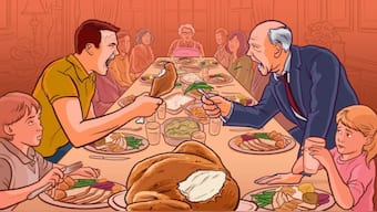 Thanksgiving in America has emerged as a time when the broader family's contradictory political opinions come out on in the open, leading to often intense arguments. Representational Image/GilletteBlog