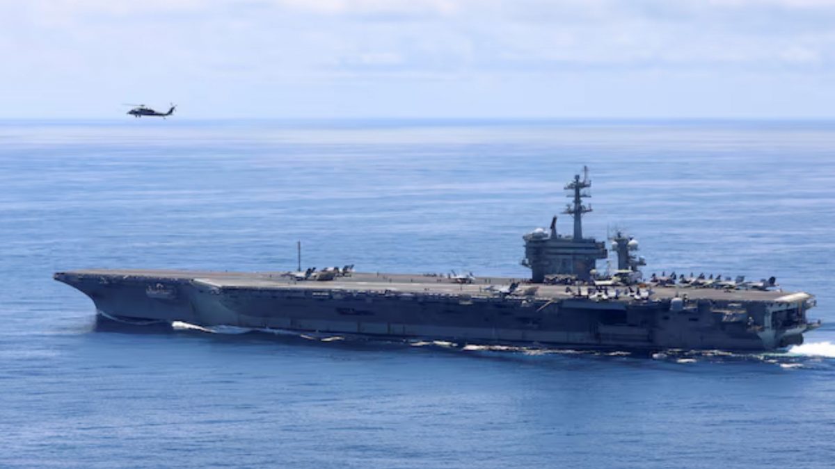 US nuclear-powered aircraft carrier joins military drill with South Korea, Japan after North Korea ICBM test US nuclear-powered aircraft carrier joins military drill with South Korea, Japan after North Korea ICBM test