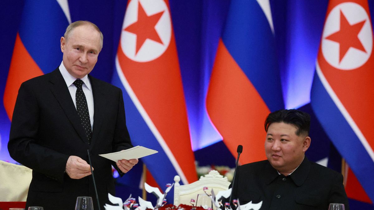 Putin signs law to ratify strategic partnership treaty with North Korea Putin signs law to ratify strategic partnership treaty with North Korea