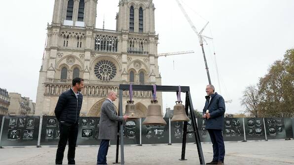 Notre Dame's iconic bells ring again, marking first chime since 2019 fire