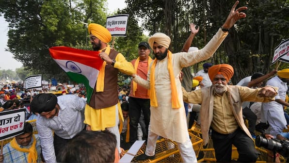 WATCH: Hindu, Sikh activists stage protests outside Canadian High Commission over Hindu temple violence case