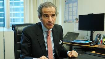 Director General of the International Atomic Energy Agency (IAEA) Rafael Mariano Grossi. AFP