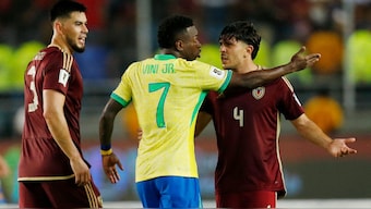 Vinicius Junior missed a second-half penalty as Brazil were held to a 1-1 draw at Venezuela. Image: Reuters