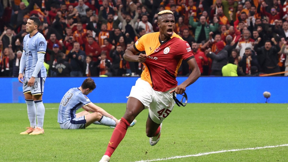 Europa League: Osimhen's brace helps Galatasaray beat Tottenham; United collect first win of campaign