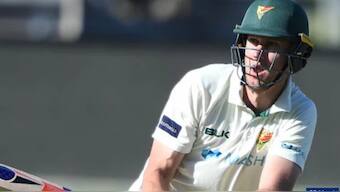 Beau Webster could replace Mitchell Marsh in the Australia squad for the second Test against India. Image: Screengrab 