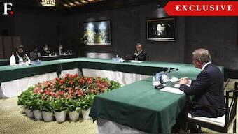 Chinese Foreign Minister Wang Yi center hosts a meeting with Pakistan Foreign Minister Shah Mahmood Qureshi at right and Taliban-appointed Afghanistan Foreign Minister Amir Khan Muttaqi at left held in Tunxi district in eastern China’s Anhui province on Wednesday, March 30, 2022. Chinese leader Xi Jinping on Thursday issued strong backing for Afghanistan at a regional conference, while making no mention of human rights abuses by the country’s Taliban leaders. File Image / AP