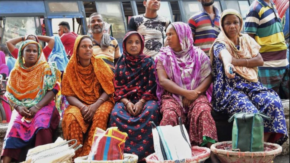 Construction workers waiting unsuccessfully for work near the Mirpur bridge in Dhaka, Bangladesh. Source: Reuters | FILE. Construction workers waiting unsuccessfully for work near the Mirpur bridge in Dhaka, Bangladesh. Source: Reuters | FILE.