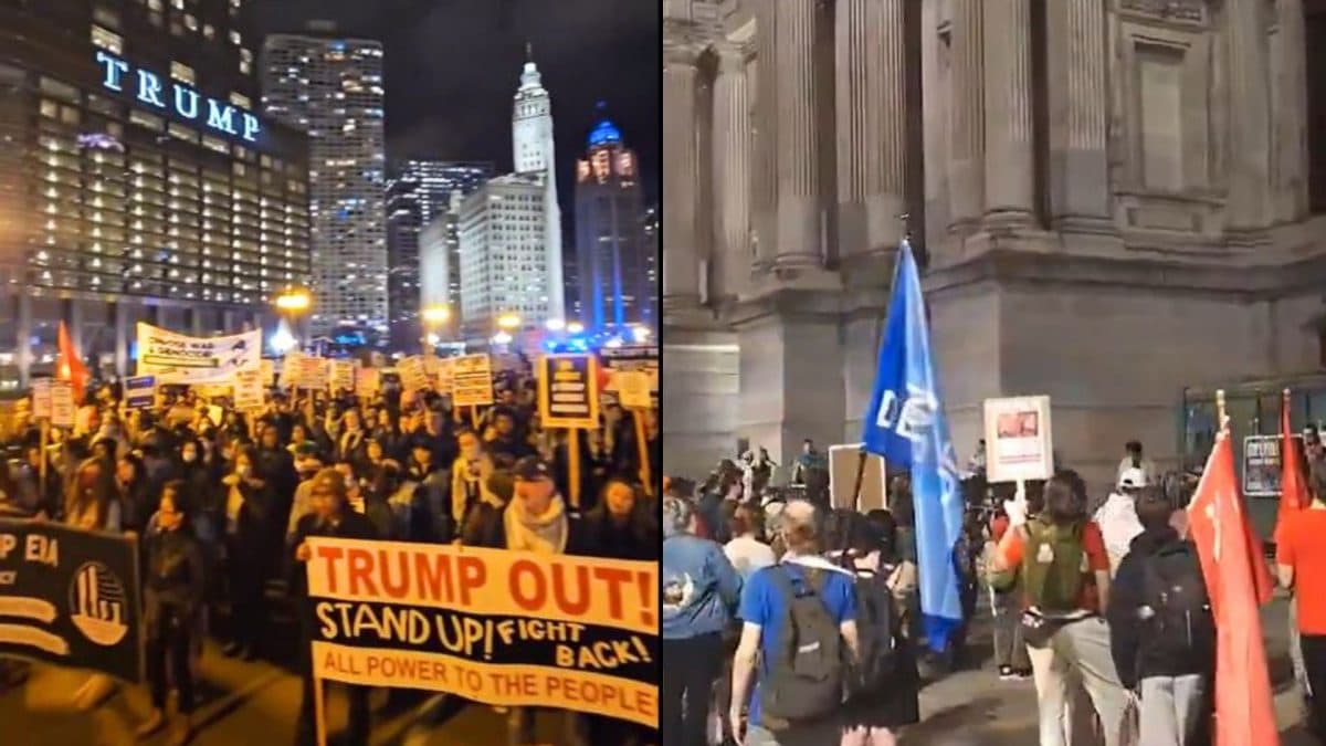 WATCH | Protests erupt in Chicago, Philadelphia over Trump’s victory in US presidential election