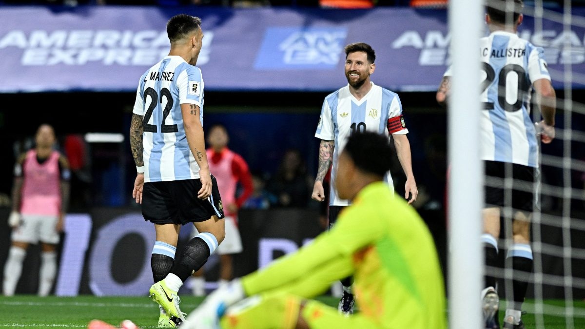 Messi's assist, Martinez's brilliant goal lead Argentina to victory