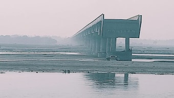 The bridge in Bariely from which the car fell. File Image / ANI